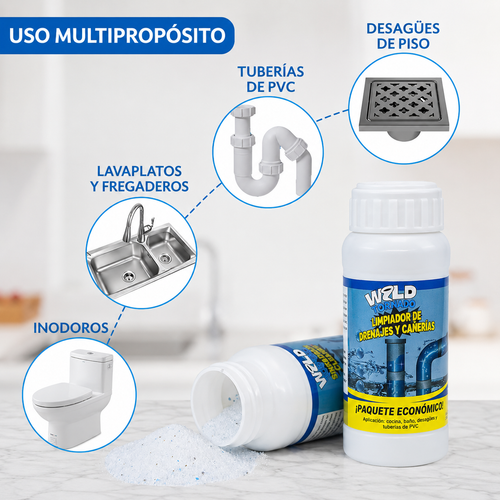 Destapa Desagües Ultra Power Limón